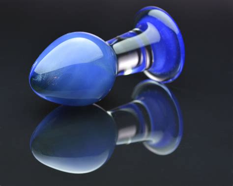 glass t bar butt plug|Glass butt plugs with a t